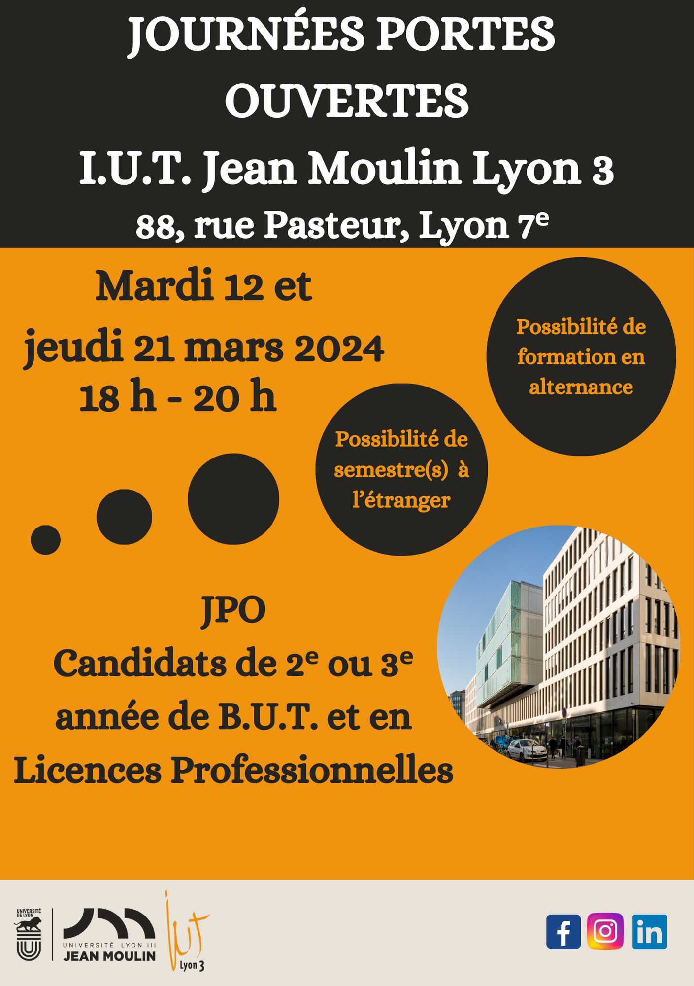 Portes Ouvertes Iut Lyon 2 – BUT HYGIÈNE, SÉCURITÉ, ENVIRONNEMENT – RYUC